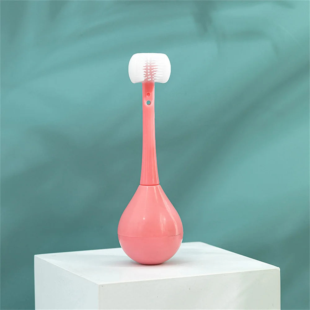 Brosse à dents pour enfants à trois faces